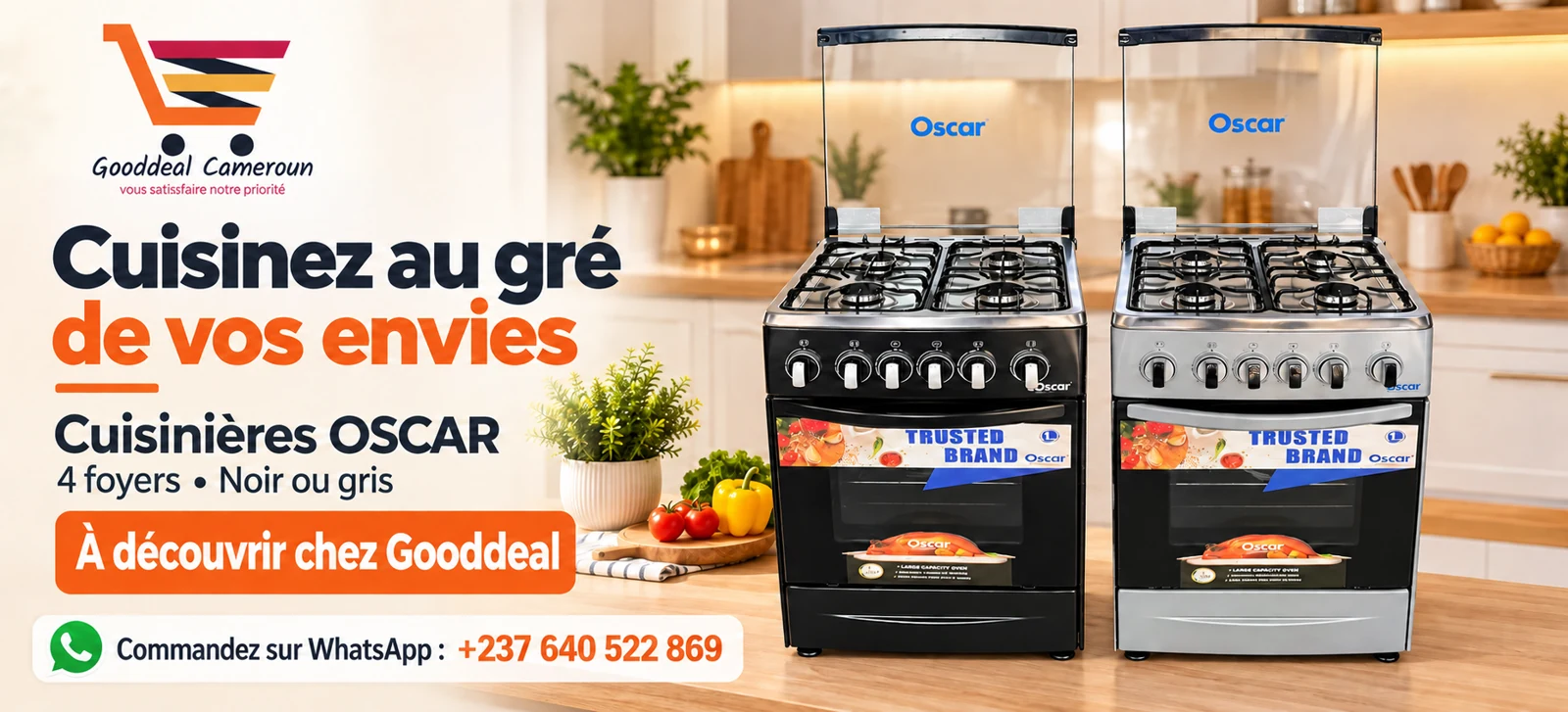 Cuisinez au gré de vos envies, Cuisinières OSCAR