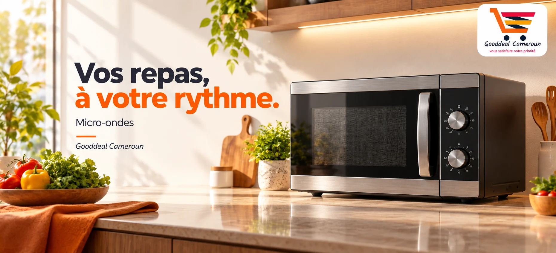 Gooddeal Cameroun, Vos repas, à votre rythme