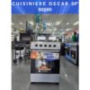 Cuisinière à Gaz Oscar – 4 foyers – 50×60 cm – Allumage automatique Gris Garantie : 03 mois
