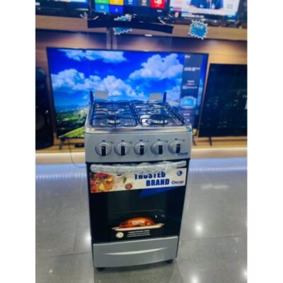 Cuisinière automatique Oscar 50x50 - 4 foyers Grise Garantie : 03 mois