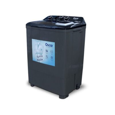 Machine à laver Semi-automatique 8Kg - OSCAR - OSC-TTB-XP8 - Noir Garantie : 03 mois