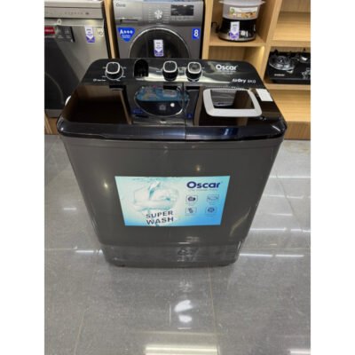 Machine à laver Semi-automatique 8Kg - OSCAR - OSC-TTB-XP8 - Noir Garantie : 03 mois