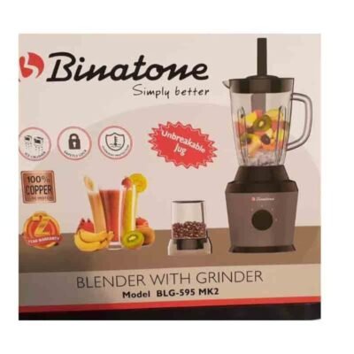 Blendeur - Mixeur BINATONE BLG -595 MK2 - 500W -1.5L - Gris