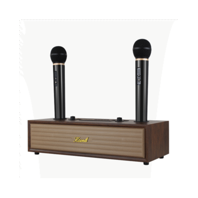 Kisonli G102 haut-parleurs portable - bluetooth - rétro - Bois