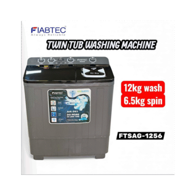 Machine À Laver Semi-Automatique FIABTEC – 12KG - FTSAG-1256
