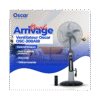 Ventilateur rechargeable OSCAR - 33W - 9 Niveaux de vitesse - 9 Niveaux - Port USB + Telecommande