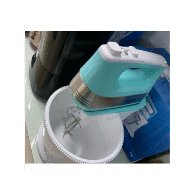 Batteuse électrique sur socle OCEAN - 3.4 L - 2 fouets + 2 crochets chromés - OCHM5034RM - 500W - 5 Vitesses