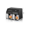 Friteuse à air Deux compartiments RAF - 10 litres (6,0 L + 4,0 L) - 2500W - 10 programmes de cuisson - R.5342