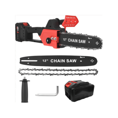 Tronçonneuse électrique sans fil de 12 pouces - batterie 48V - 4000mAh - 1000W + 03Mois Garantie