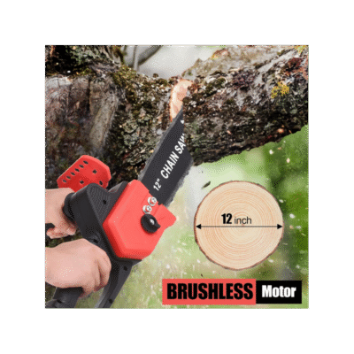 Tronçonneuse électrique sans fil de 12 pouces - batterie 48V - 4000mAh - 1000W + 03Mois Garantie