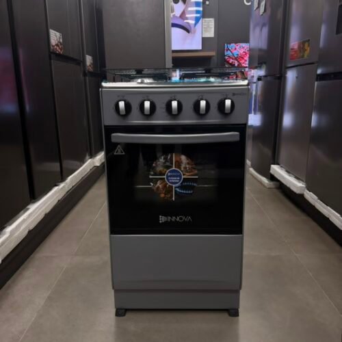 Cuisinière à gaz INNOVA - 04Foyers - 50x50cm - Four 50L - IN5017GS + 06Mois Garantie