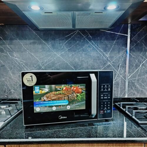 Micro-ondes numérique avec grill Midea - 25Litres - 800W - 6 menus - EG8P022MX-S +